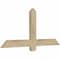 Ekena Millwork Eugene Rough Sawn Timber Gable Bracket, Douglas Fir, 48"W x 22"H x 2"D x 4"F, 11/12 Pitch GBW048X22X0204EUG00RDF - alternate 5